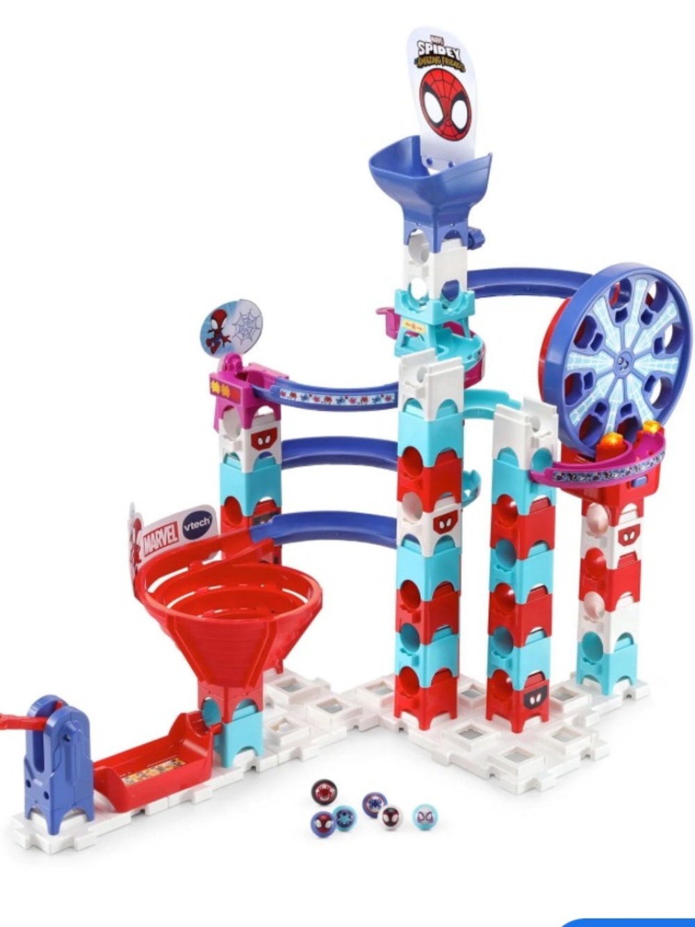 VTech Spider Man Marble Run Playset DIY Activities Kid Toys